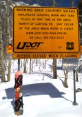 k2 panoramic splitboard in snow sign