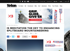 Splitboard Meditation