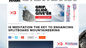 Splitboard Meditation